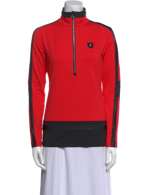 Toni Sailer Mock Neck Long Sleeve Sweatshirt