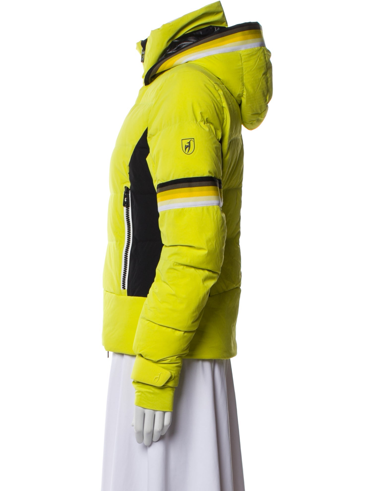 Toni Sailer Colorblock Pattern Down Jacket