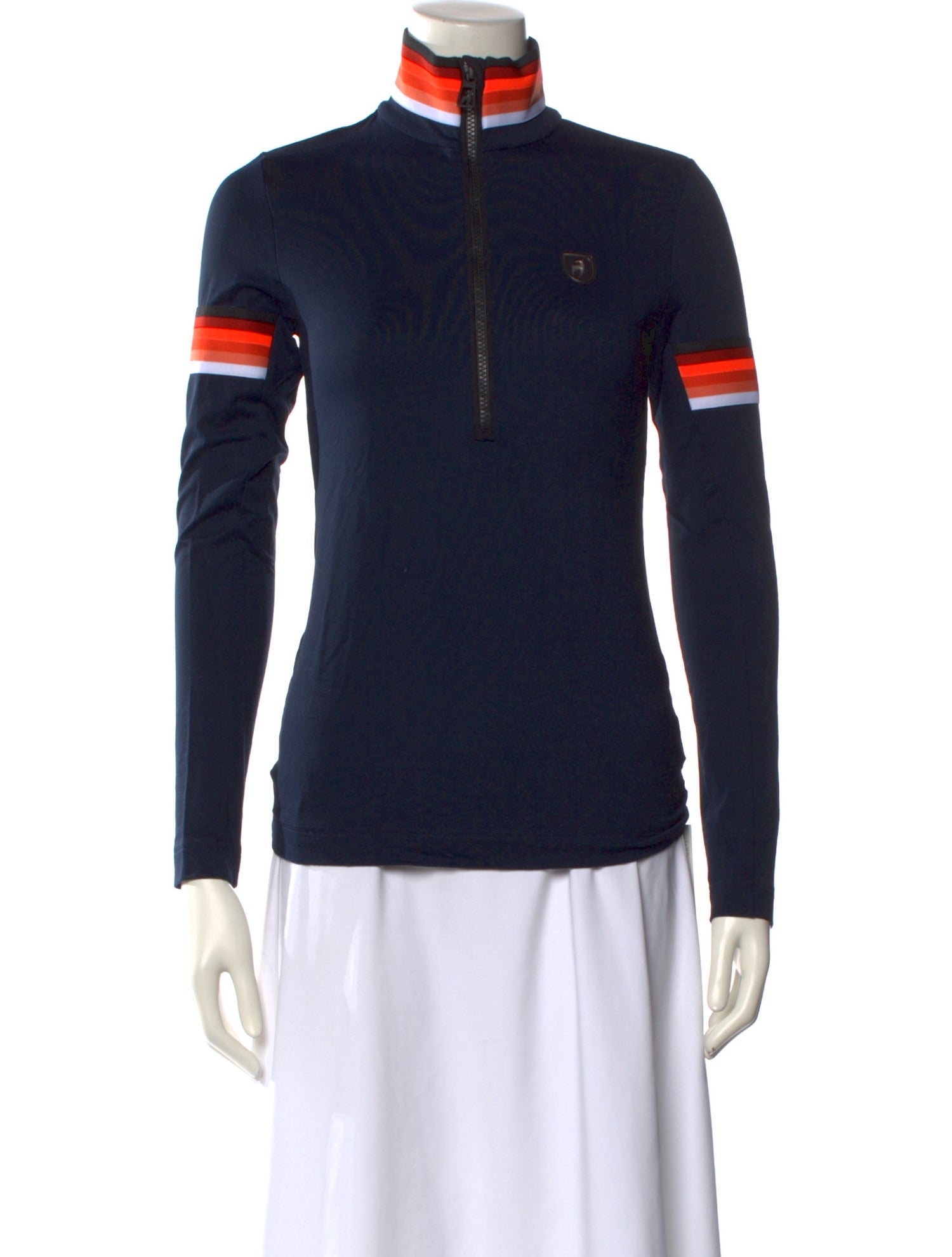 Toni Sailer Mock Neck Long Sleeve Sweatshirt