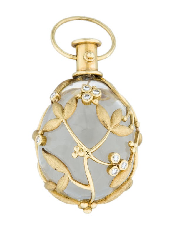 Temple St. Clair Crystal Vine Pendant