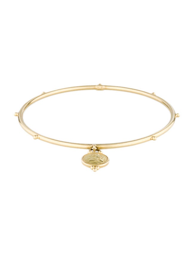Temple St. Clair Gold Angel Bangle