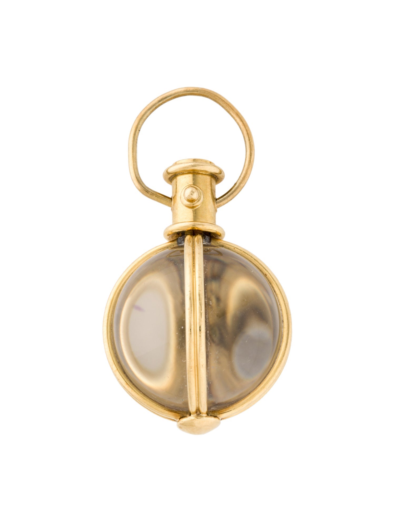 Temple St. Clair 18K Quartz Classic Round Amulet