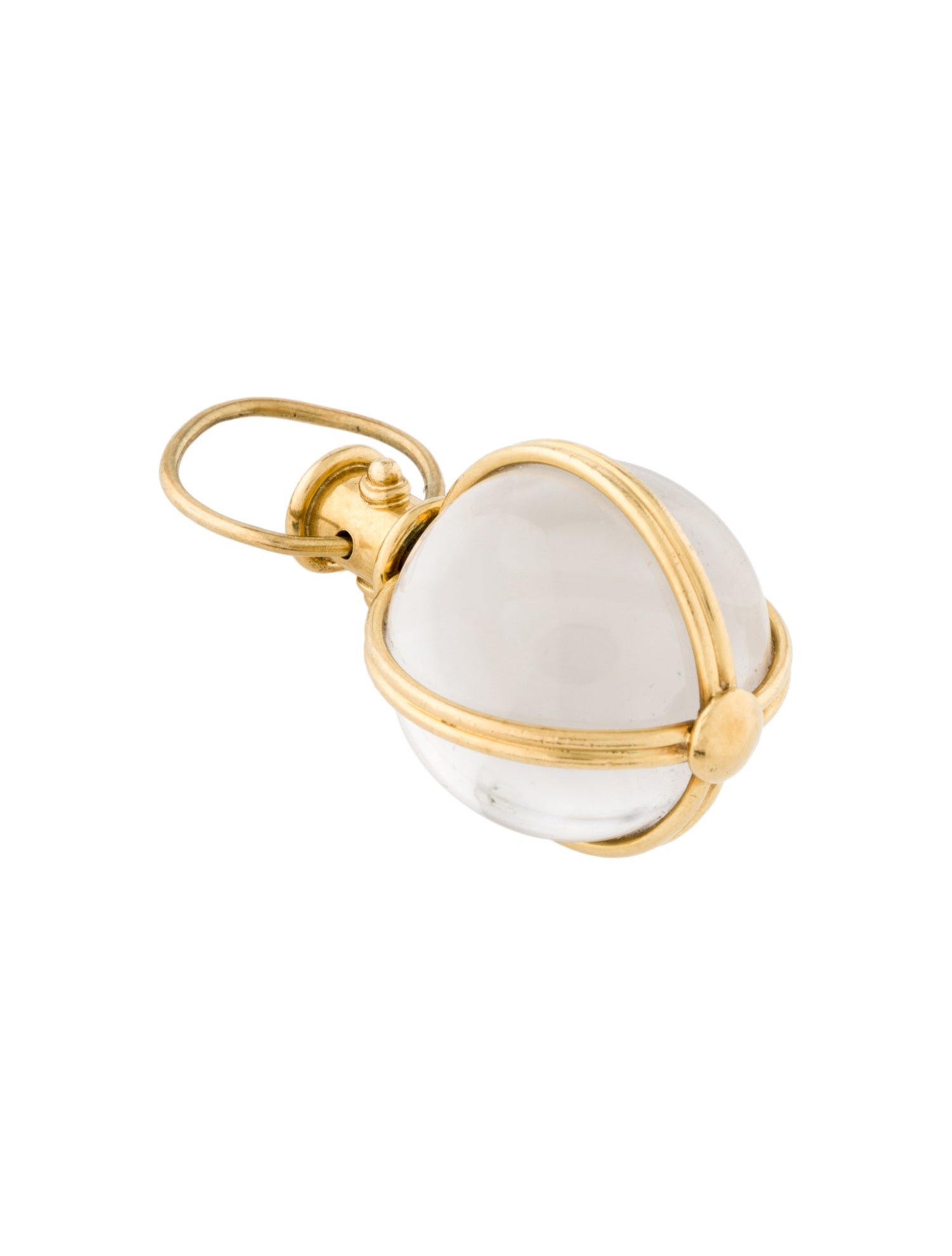 Temple St. Clair 18K Quartz Classic Round Amulet