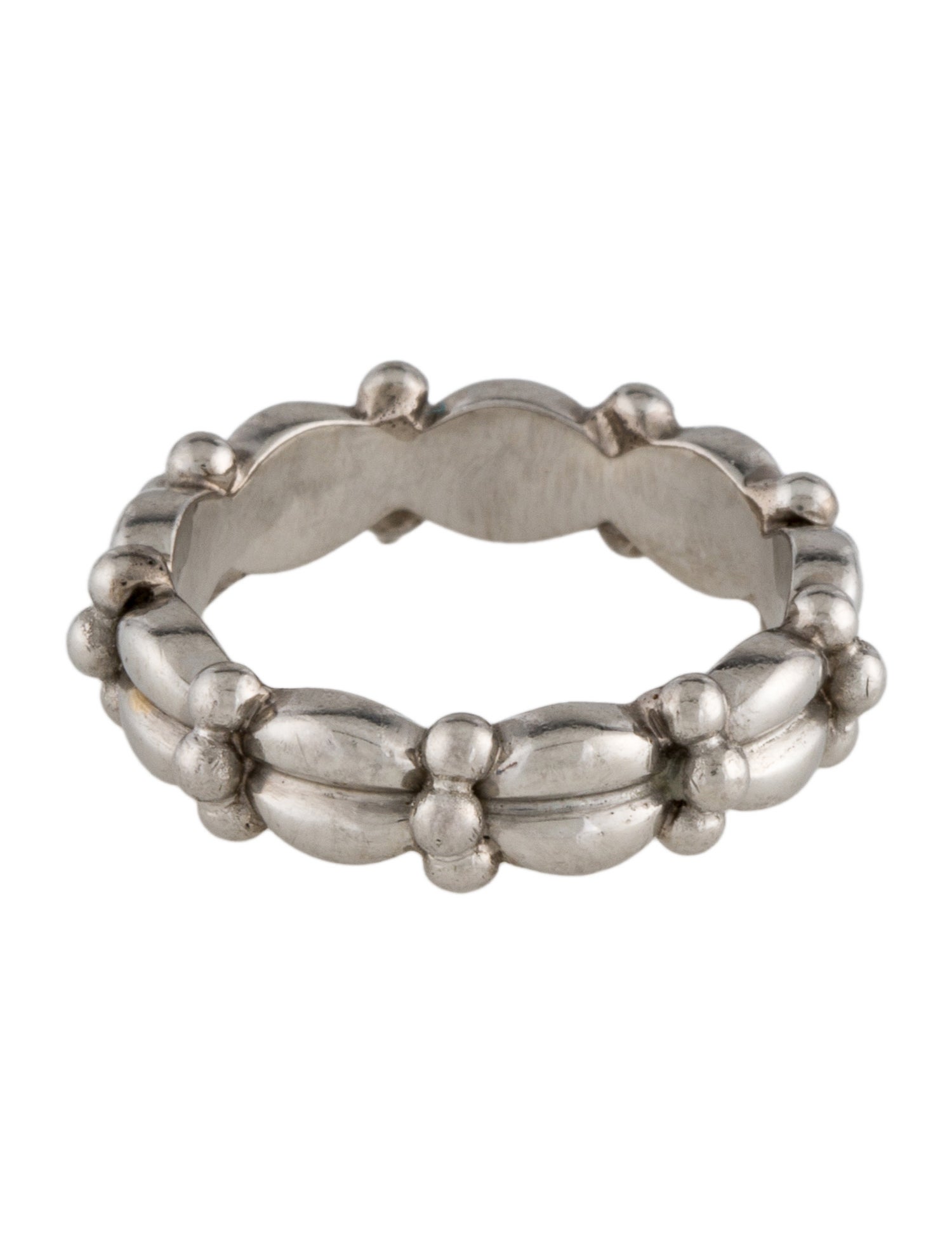 Temple St. Clair Platinum Two Row Band