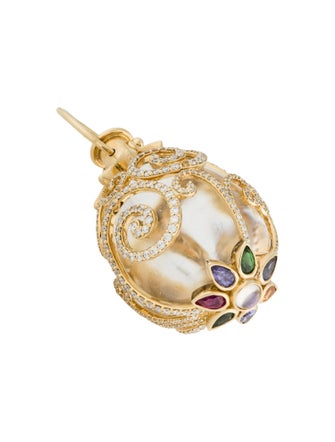 Temple St. Clair 18K Diamond & Multistone Arabesque Amulet