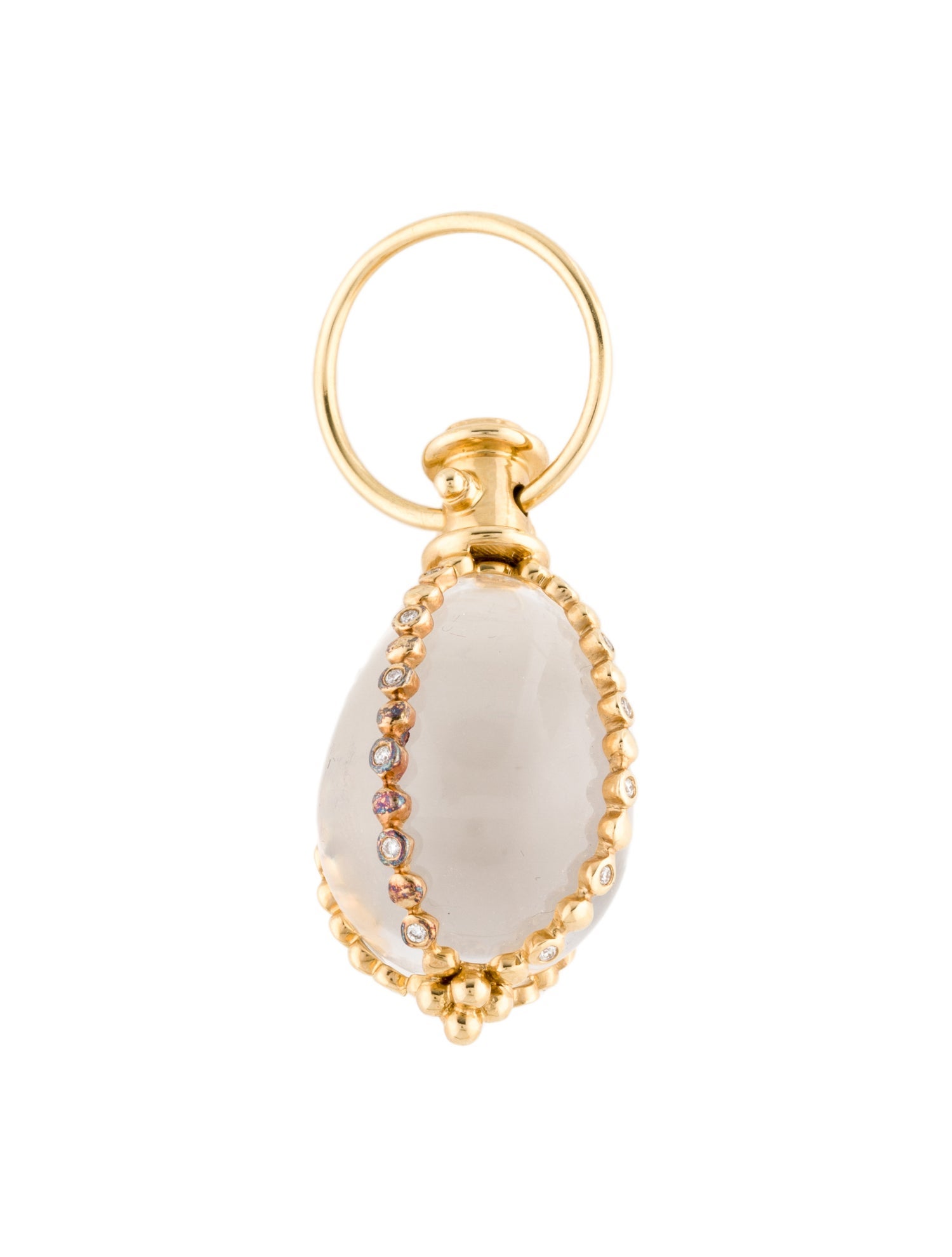 Temple St. Clair 18K Quartz & Diamond Amulet Pendant