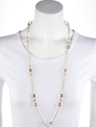 Temple St. Clair 18K Quartz & Diamond Amulet Station Necklace