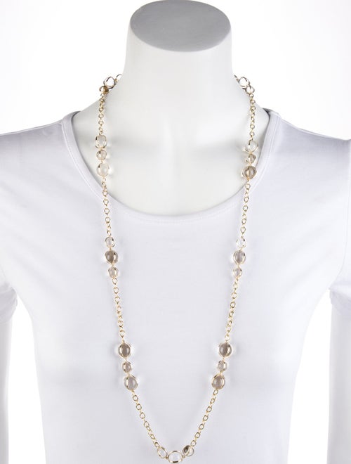 Temple St. Clair 18K Quartz & Diamond Amulet Station Necklace