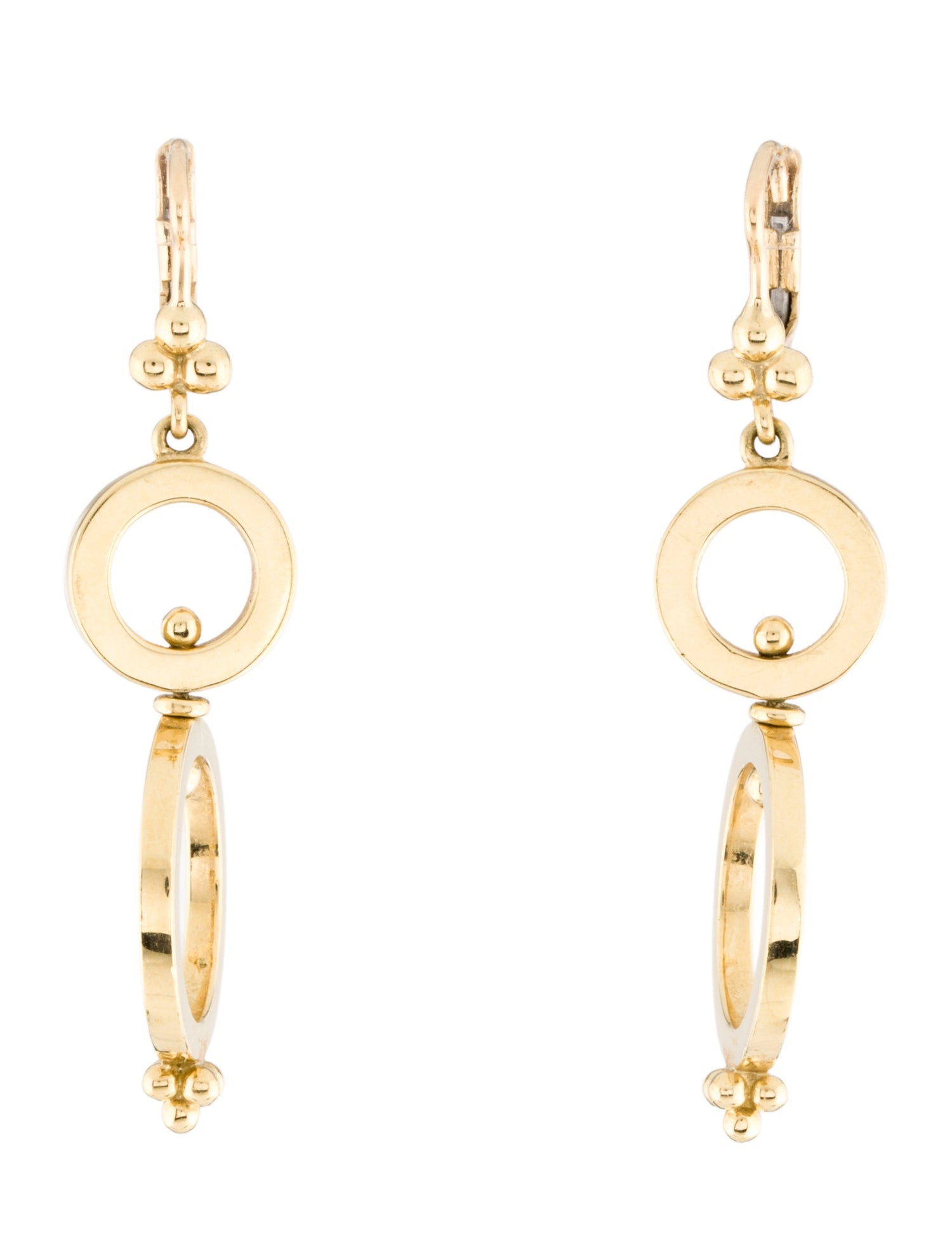Temple St. Clair 18K Spin Earrings