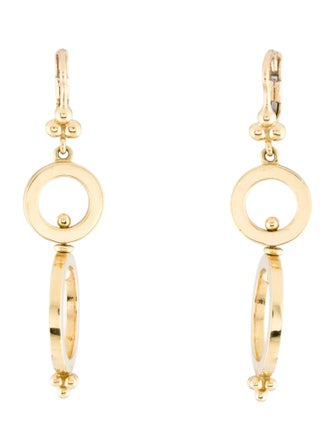 Temple St. Clair 18K Spin Earrings