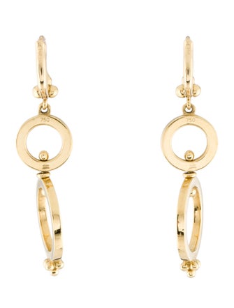 Temple St. Clair 18K Spin Earrings