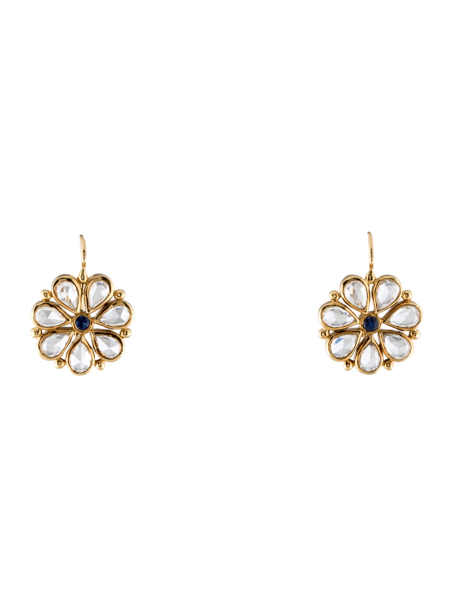 Louis Vuitton Petit Louis Earrings - Clear, Brass Drop