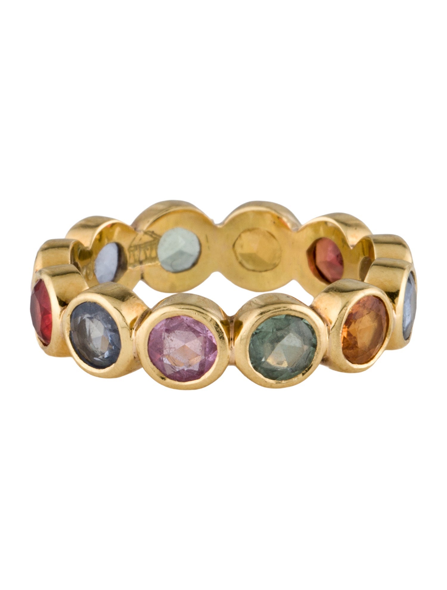 Temple St. Clair 18K 3.31ctw Sapphire Eternity Band