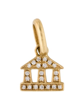 Temple St. Clair 18K Diamond Temple Pendant