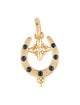 Temple St. Clair 18K Sapphire & Diamond Celestial Horseshoe Pendant