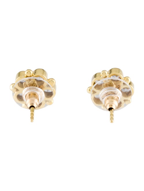Temple St. Clair 18K Sapphire Flower Earrings
