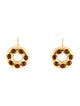 Temple St. Clair 18K Garnet Drop Earrings