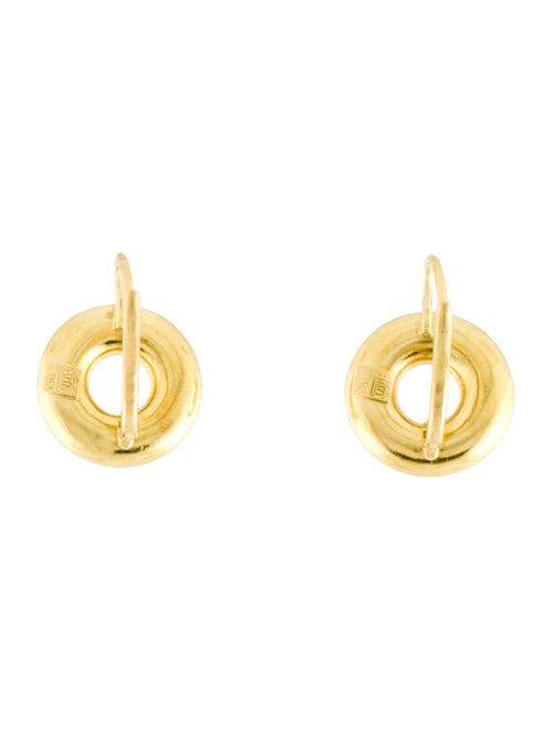 Temple St. Clair 18K Garnet Drop Earrings