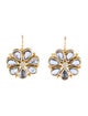 Temple St. Clair 18K Sapphire Flower Drop Earrings