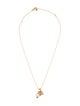 Temple St. Clair 18K Quartz Extra Small Amulet, Diamond Temple & Diamond Crescent Moon Pendant Necklace