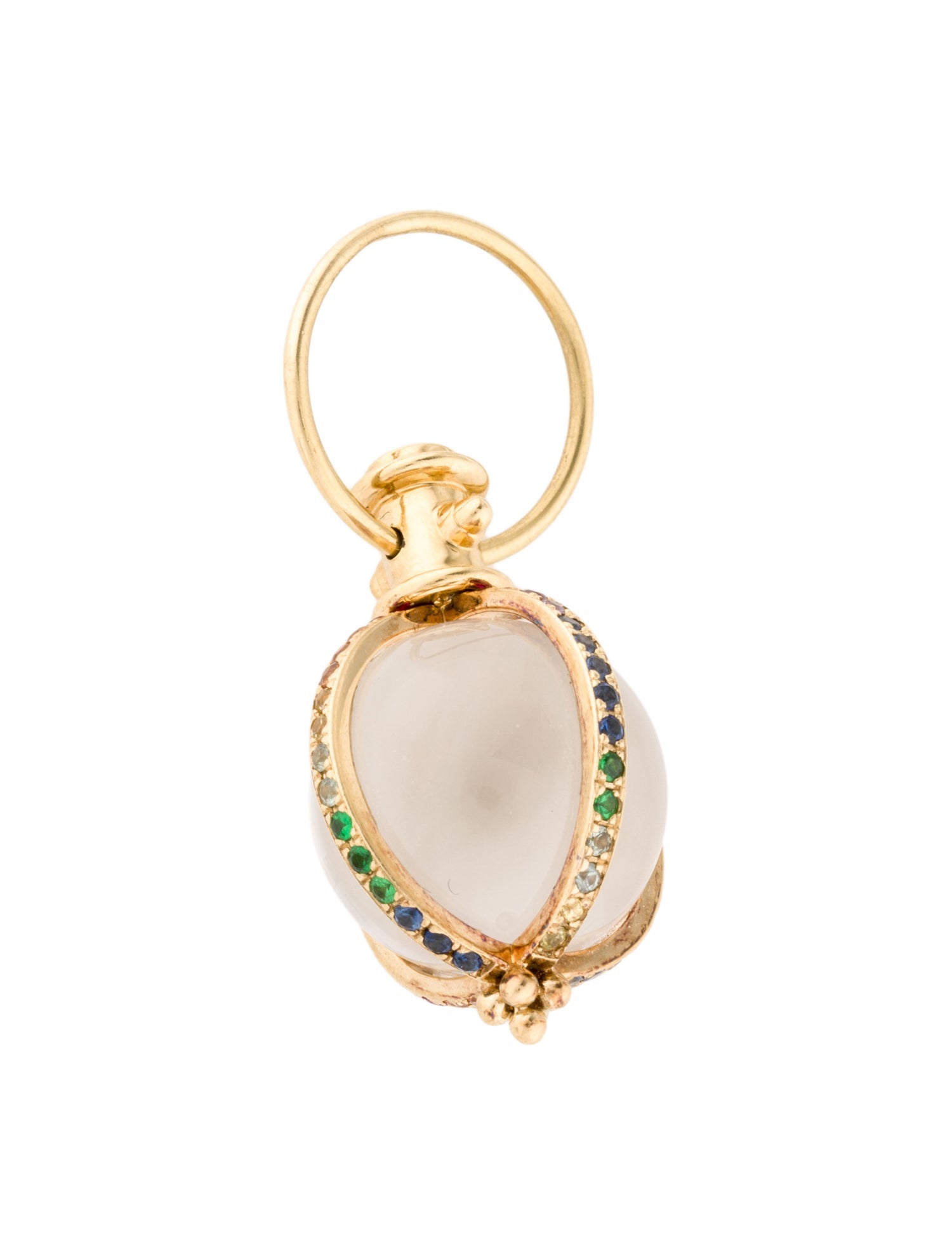Temple St. Clair 18K Multistone Classic Rainbow Amulet Pendant