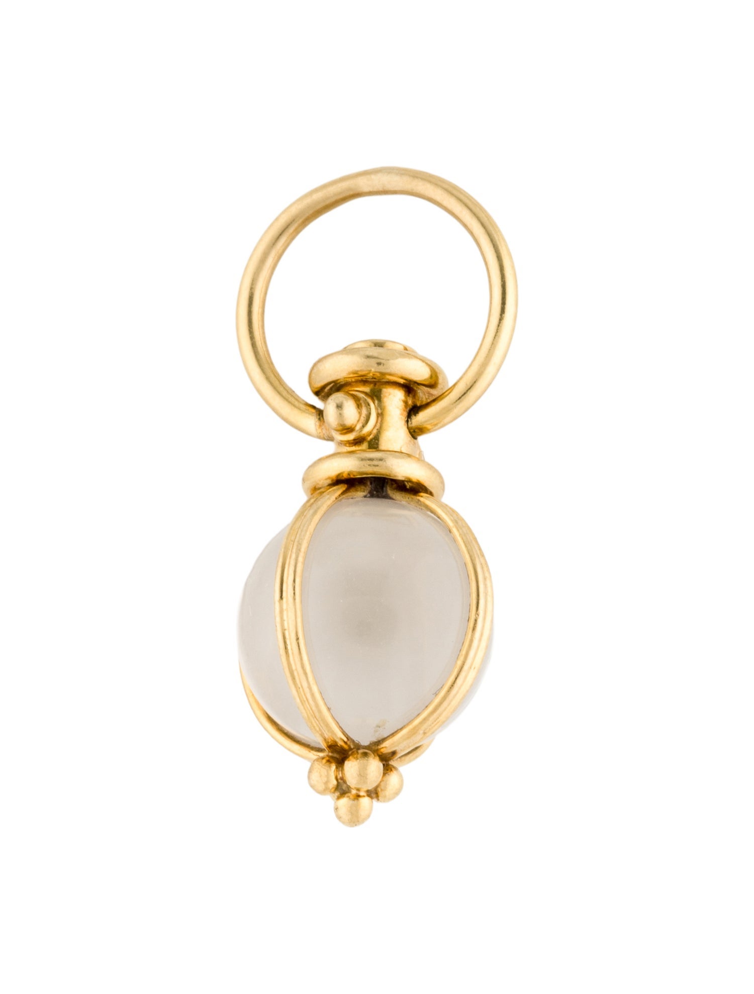 Temple St. Clair 18K Quartz Small Classic Round Amulet