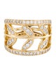 Temple St. Clair 18K 1.34ctw Diamond Vine Cocktail Ring