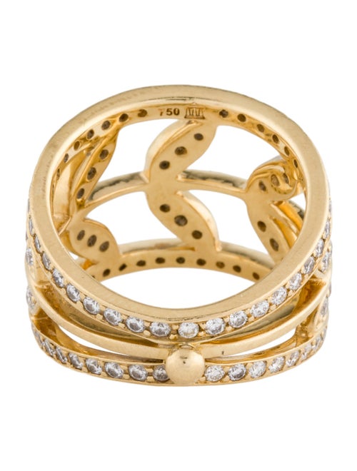 Temple St. Clair 18K 1.34ctw Diamond Vine Cocktail Ring