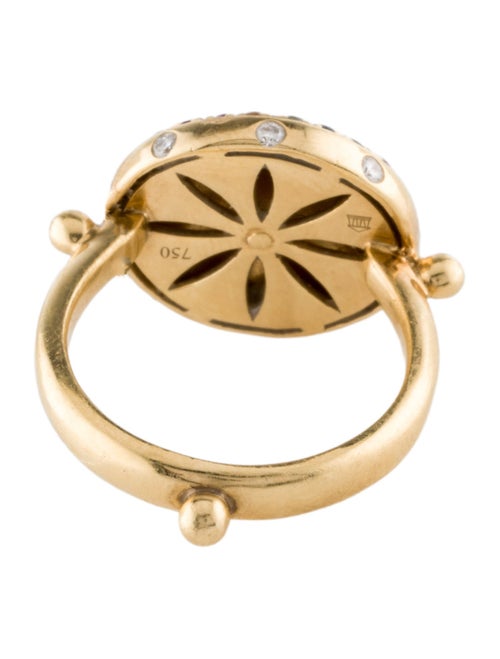 Temple St. Clair 18K Diamond, Sapphire & Ruby Pavé Celestial Sorcerer Ring