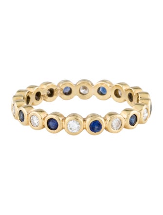 Temple St. Clair 18K Sapphire & Diamond Eternity Band