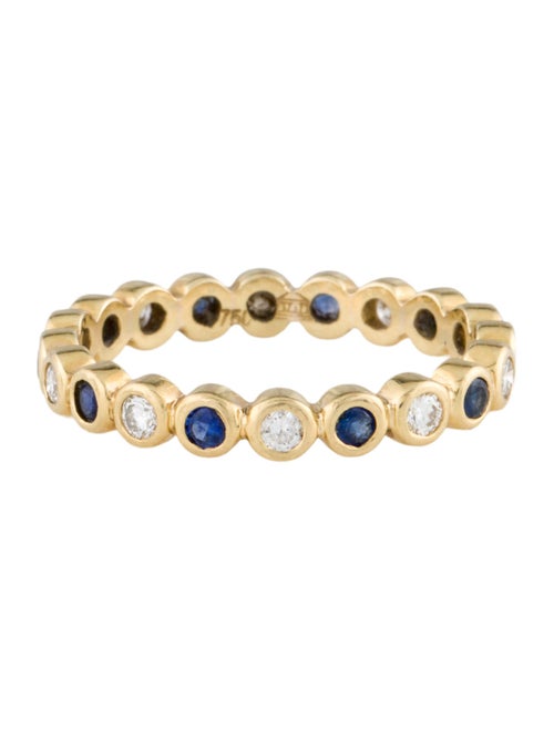 Temple St. Clair 18K Sapphire & Diamond Eternity Band