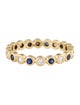 Temple St. Clair 18K Sapphire & Diamond Eternity Band