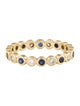 Temple St. Clair 18K Sapphire & Diamond Eternity Band