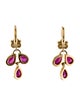 Temple St. Clair 18K Ruby & Diamond Drop Earrings