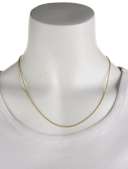 Temple St. Clair 18K Ball Chain Necklace