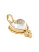 Temple St. Clair 18K Small Rock Crystal & Diamond Heart Pendant
