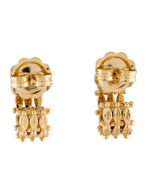 Temple St. Clair 18K Vigna Hoop Earrings