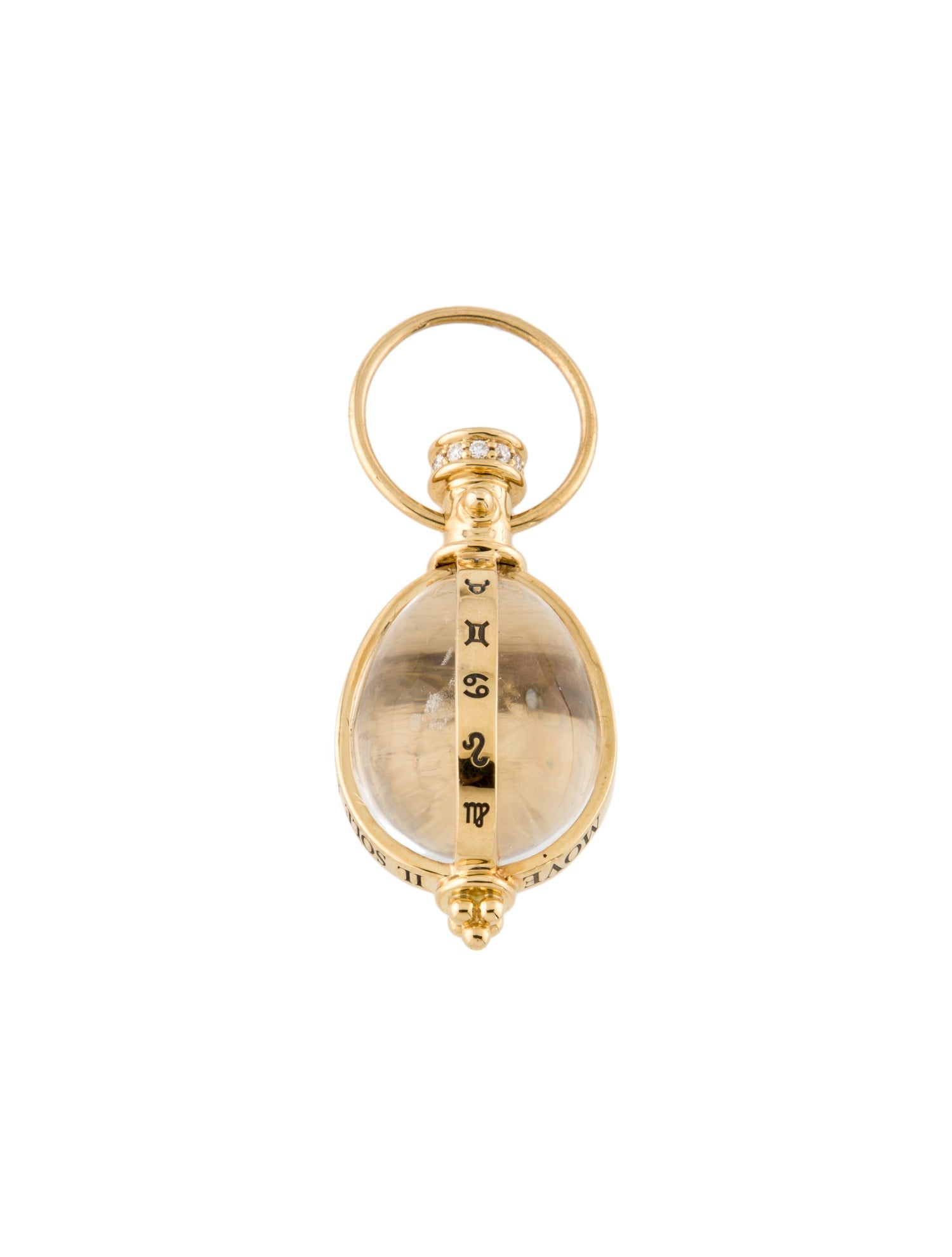 Temple St. Clair 18K Quartz & Diamond Astrid Amulet Pendant