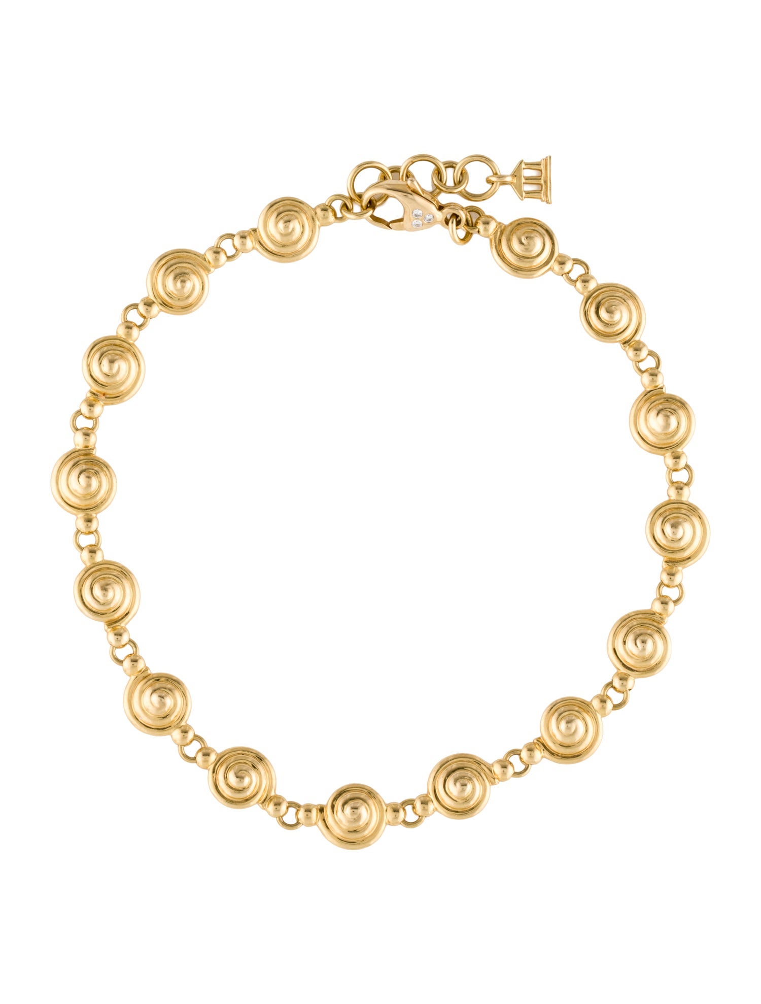 Temple St. Clair 18K Spiral Link Bracelet