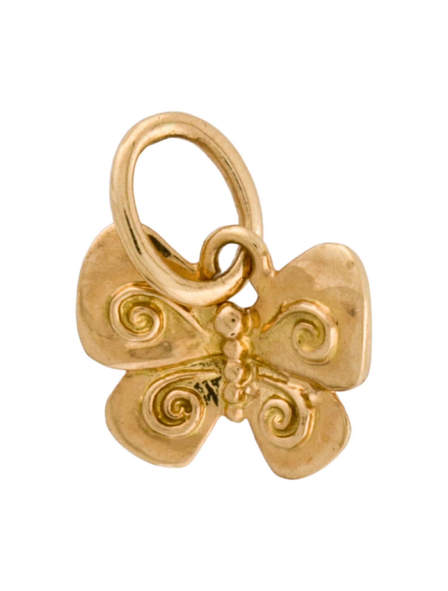 Temple St. Clair 18K Butterfly Charm Pendant