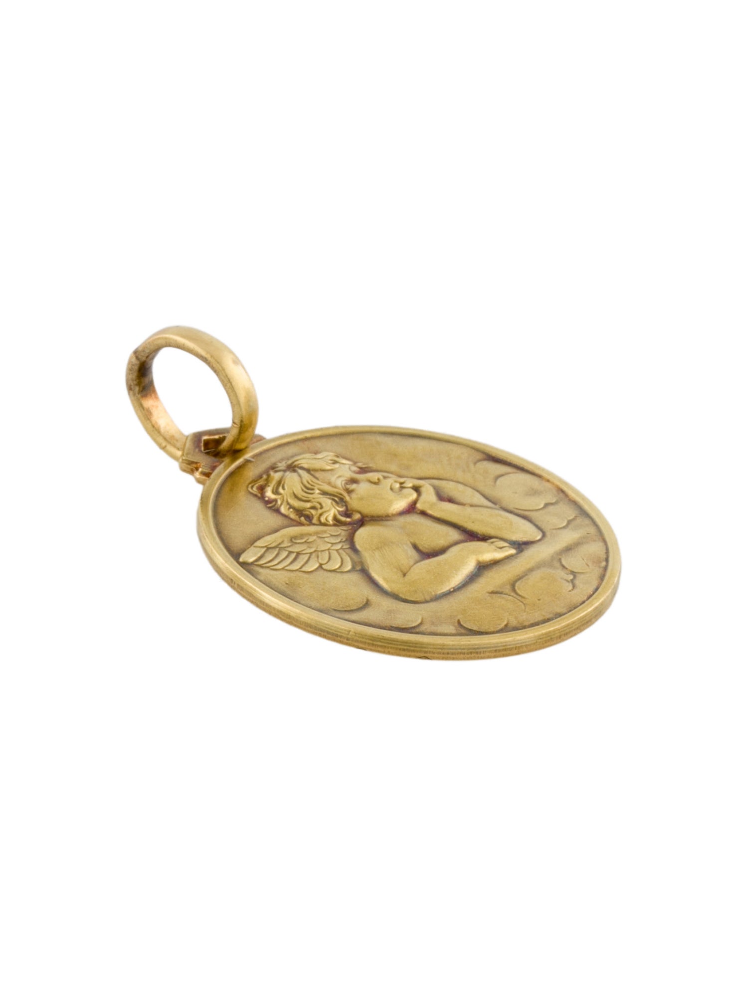 Temple St. Clair 18K Angel Pendant