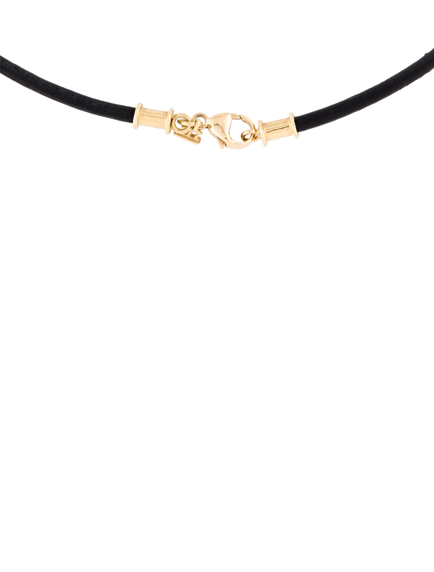 Temple St. Clair Leather Cord Necklace