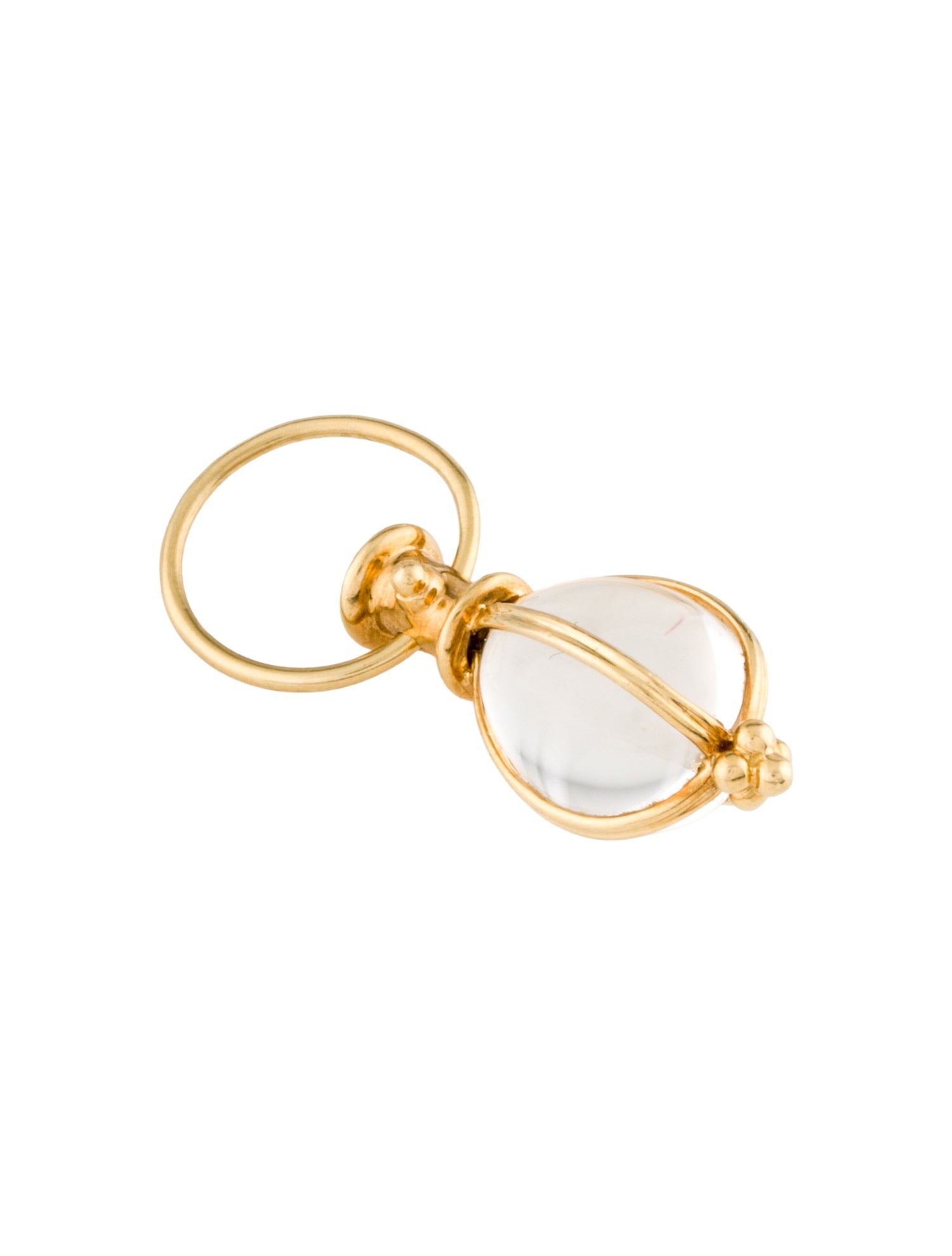 Temple St. Clair 18K Extra Small Original Rock Crystal Amulet