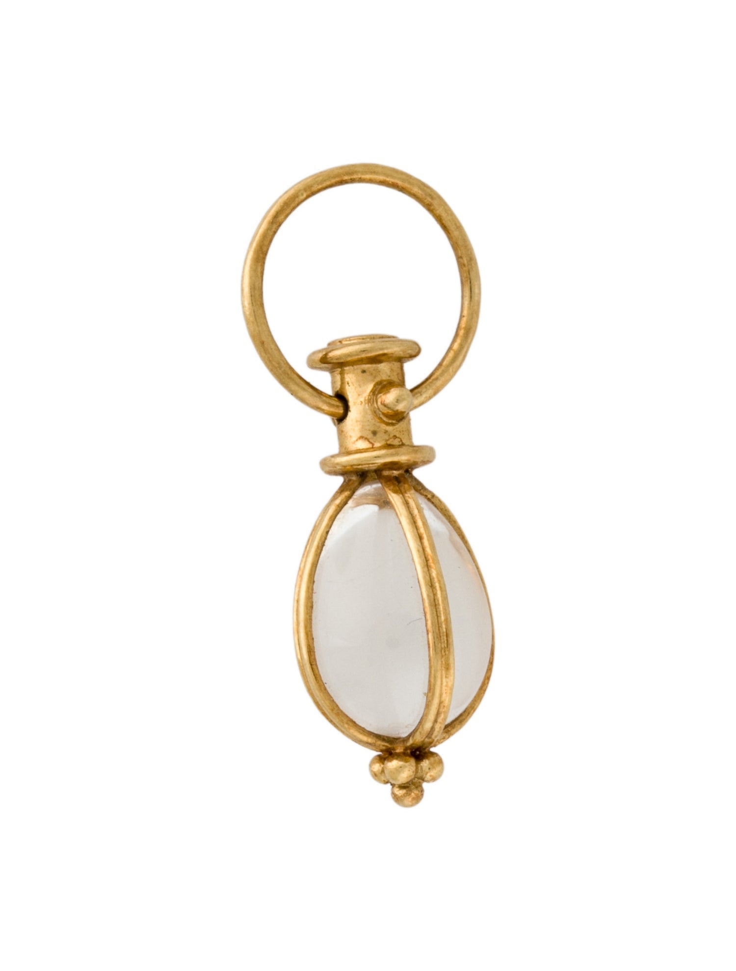 Temple St. Clair 18K Extra Small Original Quartz Amulet