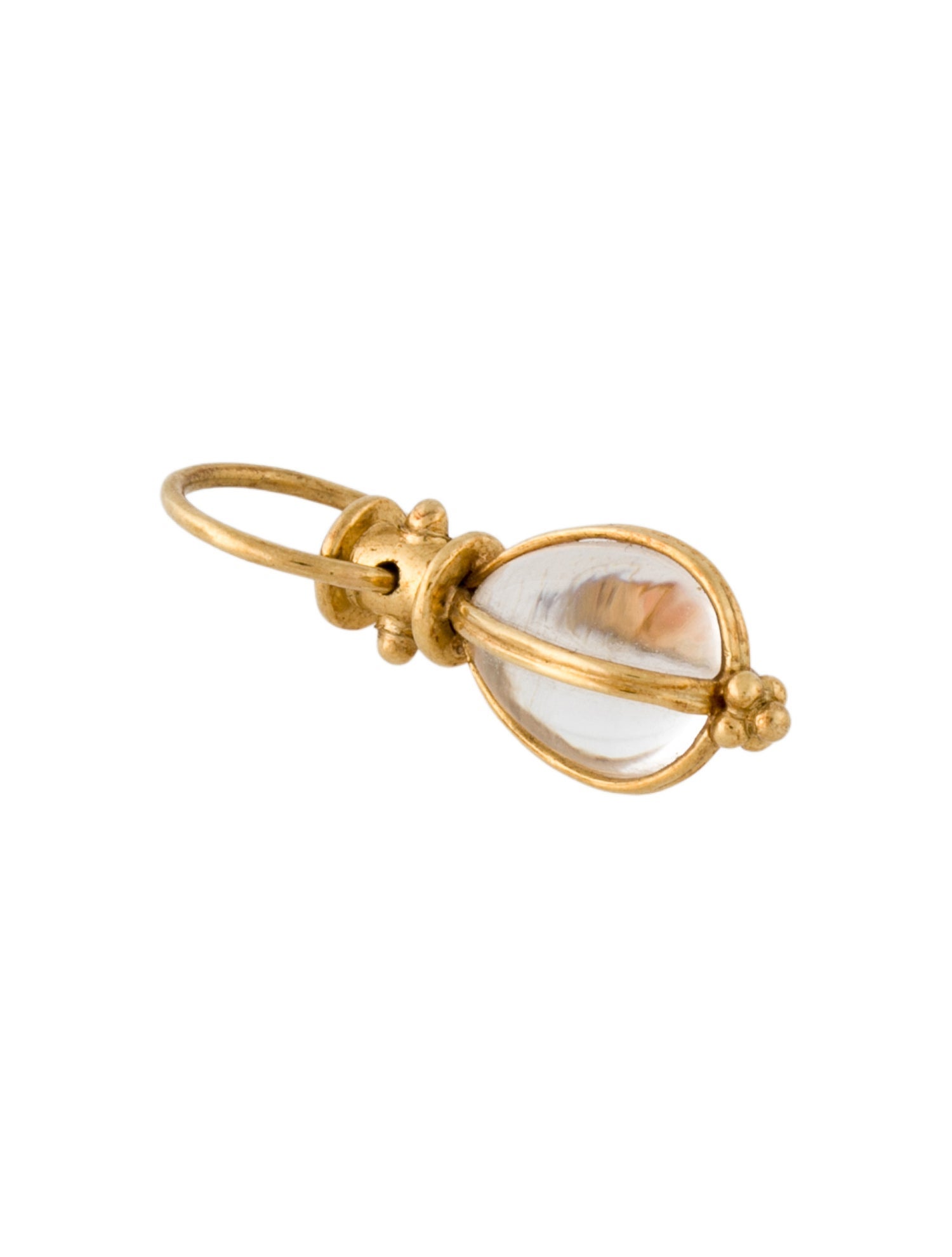 Temple St. Clair 18K Extra Small Original Quartz Amulet