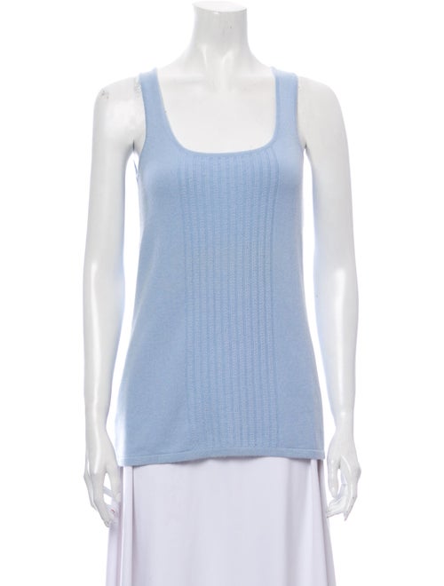 TSE Cashmere Cashmere Scoop Neck Sweater Blue