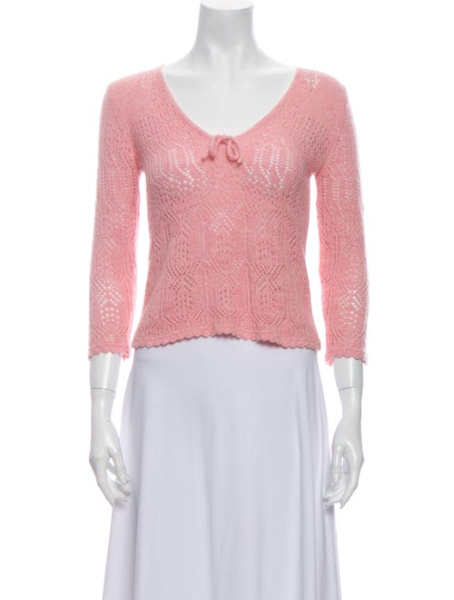 TSE Cashmere Cashmere Scoop Neck Sweater Pink