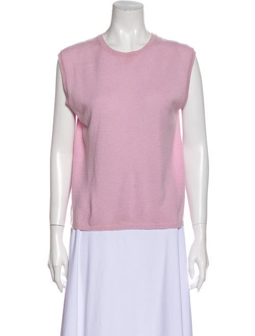 TSE Cashmere Cashmere Crew Neck Sweater Pink