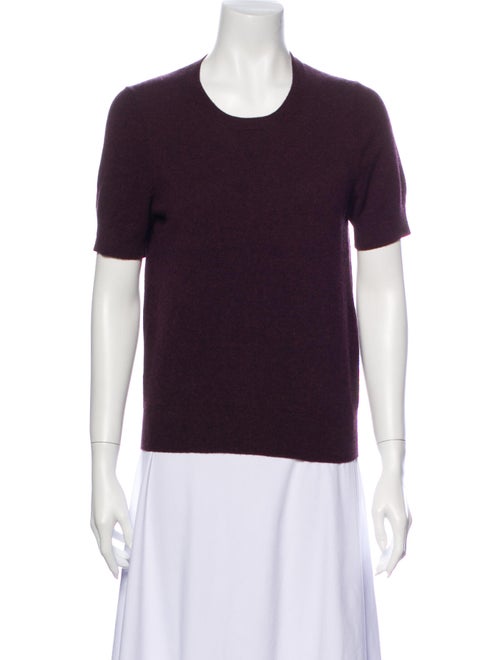 TSE Cashmere Cashmere Scoop Neck Sweater Purple