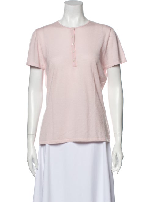 TSE Cashmere Cashmere Crew Neck Sweater Pink